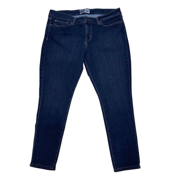 Signature by Levi Strauss Denim - Signature by Levi Strauss and Co. Modern Skinny Jeans Size 16 Dark Wash Stretch